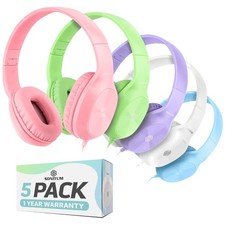 Adjustable Wired Headphones for Schools