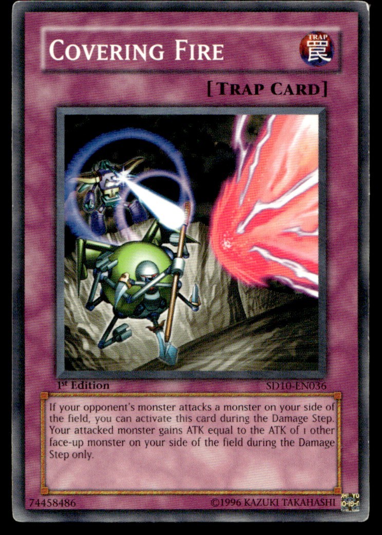 Covering Fire Structure Deck: Machine Re-Volt SD10-EN036 MP YuGiOh TCG