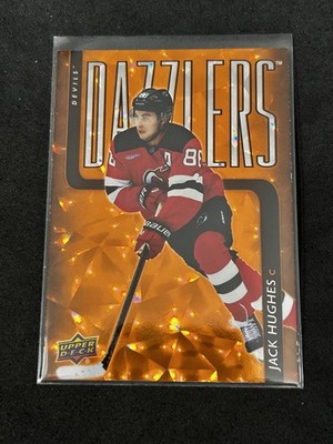 2025-26 Upper Deck Series 1 - Dazzlers Jack Hughes #DZ-4 Orange | eBay
