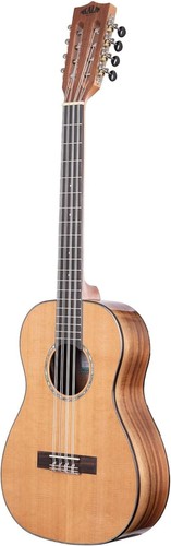 8-String Baritone Ukulele: Solid Cedar Top, Lightweight with Rosewood Binding - Picture 6 of 6