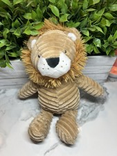 Carters Lion Plush Tan Brown Corduroy Ribbed 10" Stuffed 2021 Baby Toy Lovey