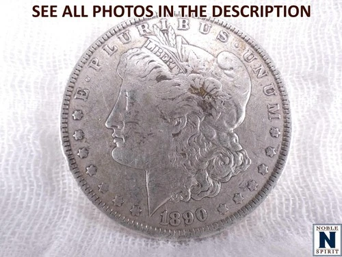 NobleSpirit (JL) 1890 Morgan Silver Dollar XF Extremely Fine