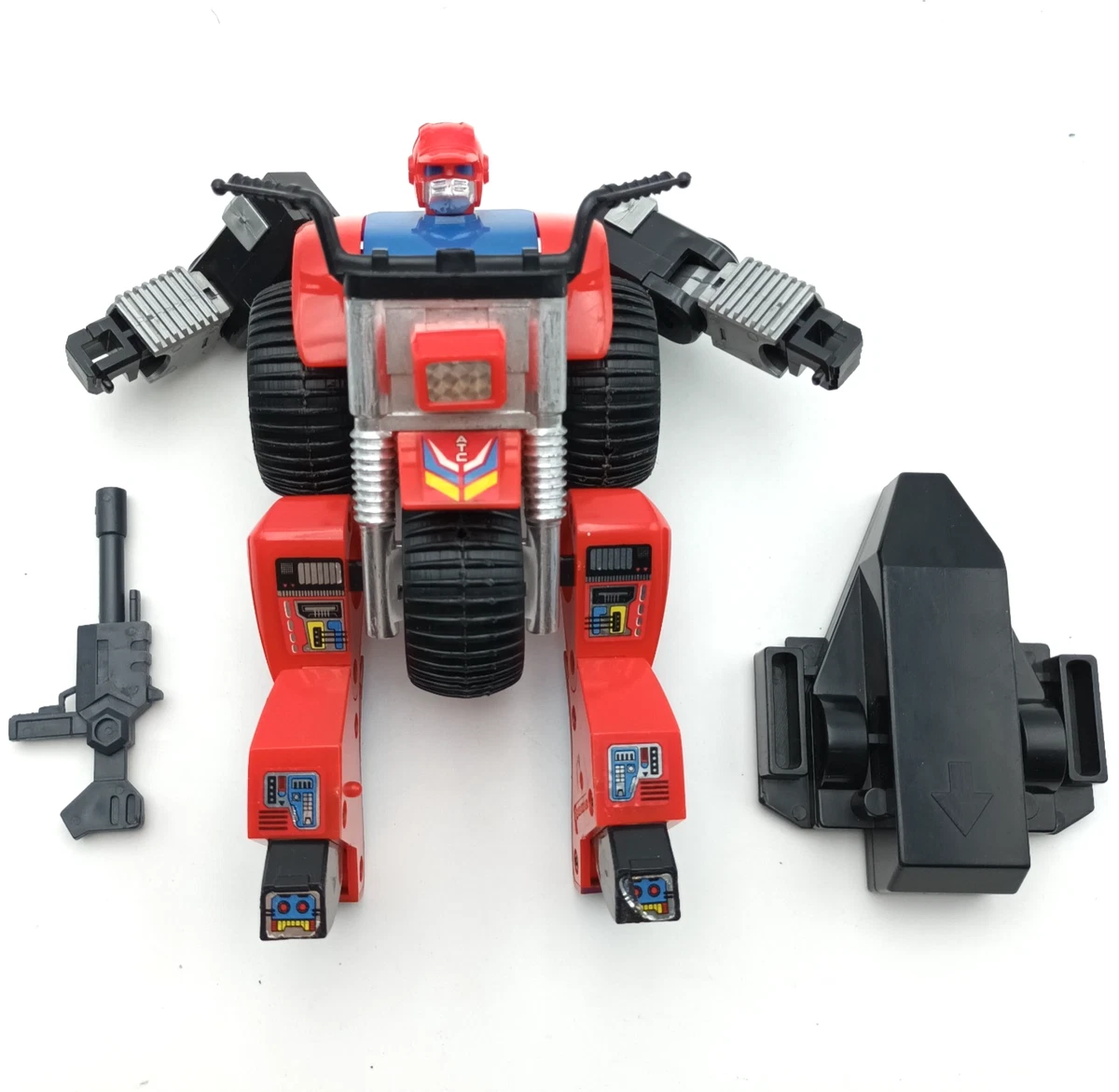 Jouet robot machine DX transformer BANDAI DANCOUGAR MAMMOUTH Asatsu vintage 1985
