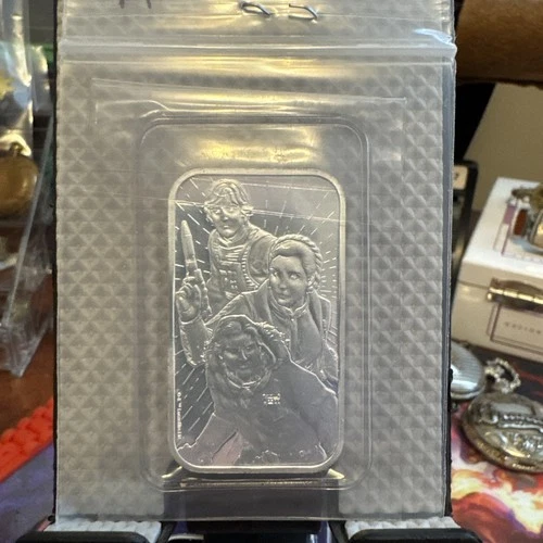 Light Side Bar - Star Wars - Silver 1 oz .9999 Fine Silver Bar UK Royal Mint