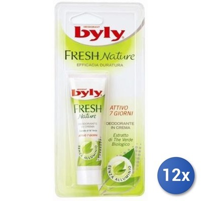 12x Konvolut Byly Deodorant Creme 7Gg Fresco 25ml Blister
