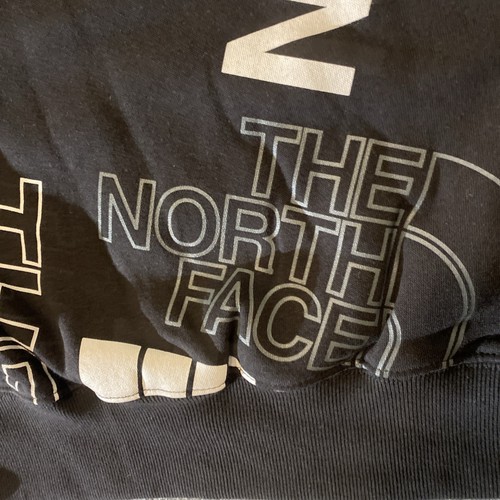 North Face Sweatshirt Mens Medium Black All Over Graphic Print NEW NWT Pullover - Picture 7 of 15