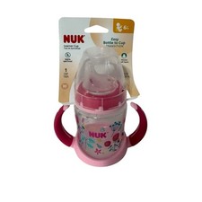 NUK, Learner Cup, 6 Months, Pink, 150ml 5 Oz, Fast Shipping New