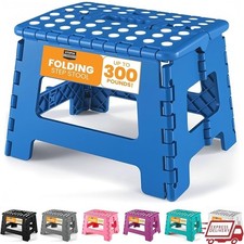 Heavy Duty Foldable Step Stool Portable Compact Non Slip Grip Safety Stool New