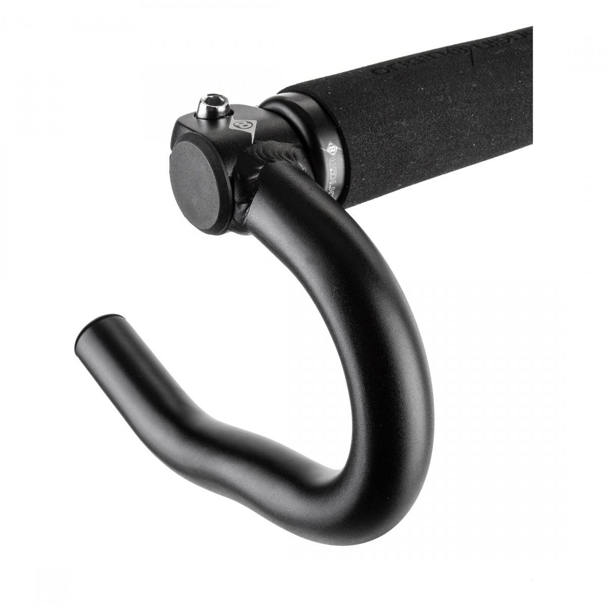 Origin8 22.2mm Black Ergo Bend Drop End Aluminum Handlebar Extensions