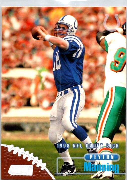 1998 Topps Stadium Club - Peyton Manning #195 Rookie Indianapolis Colts