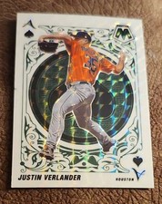 2022 Panini Mosaic - Aces Justin Verlander #A-7 Green Mosaic Prizm Astros