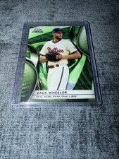 2025 Topps Chrome Black - Zack Wheeler #26 Green Refractor /99