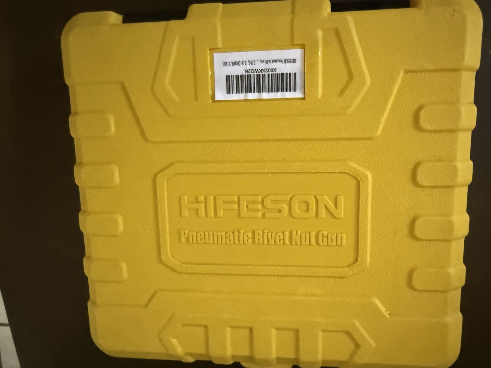 HIFESON Pneumatic Rivet Nut Gun with 1/4 & 5/16 & 3/8 Self-Locking Head Gun