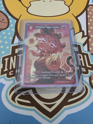 English Cookie Run Braverse TCG Nutmeg Tiger Cookie BS8-006 SR NM