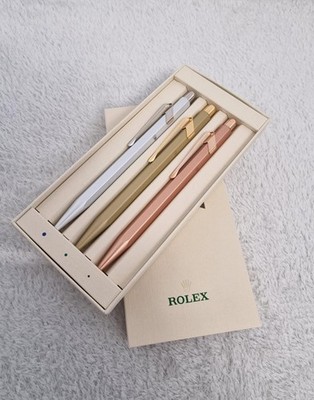 Rolex Caran D'Ache VIP Kugelschreiber Set 3er Set  Neu Ballpoint Pen Stift Kuli