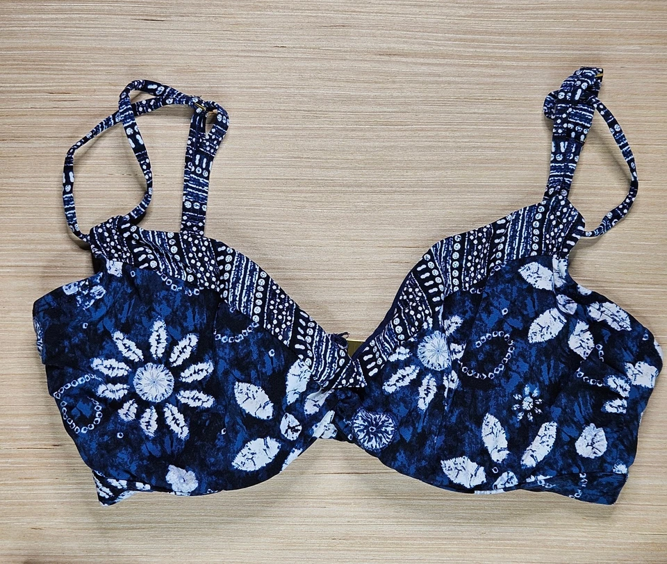 Conjunto de Top de Bikini Bleu Rod Beattie Traje de Baño con Falda (Talla 4) (34DD) Floral Foto 2 de 4