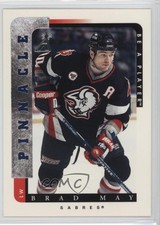 1996-97 Pinnacle Be A Player Brad May #52 0q3