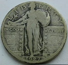 US 1927-D Standing Liberty Quarter  **