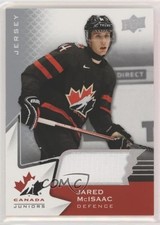 2020-21 Upper Deck Team Canada Juniors Men's U-20 Jerseys Jared McIsaac #33 t4m
