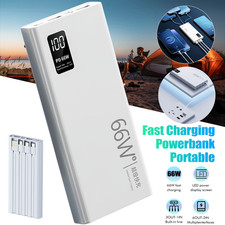 66W Power Bank 40000mAh Charging Portable External Battery Backup For Cell Phone