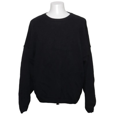 Muuv Apparel, Strickpullover, Größe: L, Schwarz, Kaschmir/Baumwolle #vxV