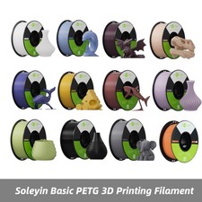 Creality Soleyin Basic PETG 3D Printing Filament 1.75mm 1kg Tough and Durable