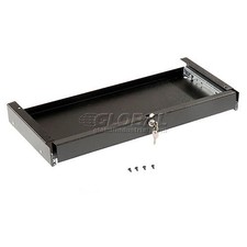 Global Industrial Locking Keyboard Drawer For Orbit Computer Workstations Black