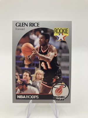 1990-91 NBA Hoops - Glen Rice #168 Miami Heat