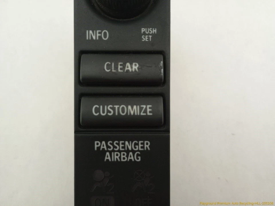 Interruptor de control de radio y techo de tablero central convertible Saab 9-3 compatible con 2004-2011 04 Foto 3 de 4