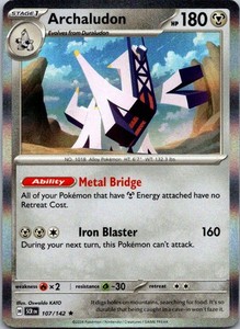 Archaludon 107/142 Stellar Crown Holo Rare