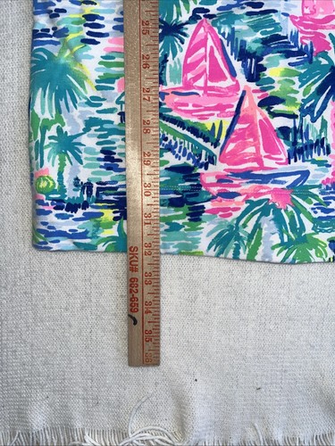 Lilly Pulitzer Women's Harper Stretch Shift Dress Multi Salt in The Air Medium - Picture 8 of 11