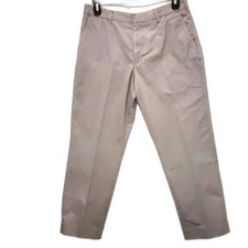 Khaki Dress Pants Straight Leg Chinos Business Casual Trousers