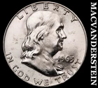 1963-D Franklin Half Dollar-Choice Gem BU Splotchy No Reserve #G8630