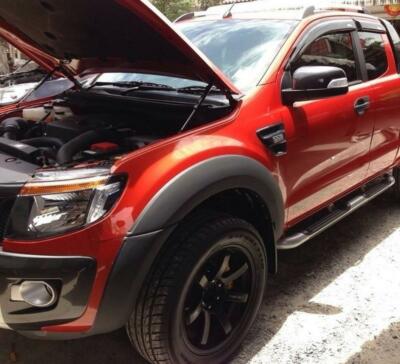 12 14 Ford Ranger Px T6 Matte Black Slim Fender Flares Flare Wheel Arch 6 Inch Ebay