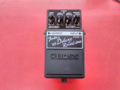 ギター BOSS FDR-1 Fender '65 Deluxe Reverb Boss FDR-1 Fender '65 Deluxe Reverb Amp Pedal | Reverb