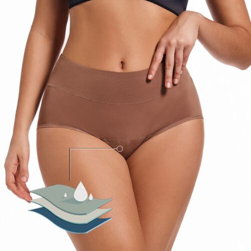 Womens Underwear High Waist Full Coverage Briefs Soft Breathable Postpartum - Picture 19 of 34