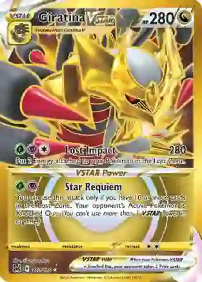 ポケモン - Giratina Vstar Giratina VSTAR GG69/70 - Crown Zenith Galarian Gallery