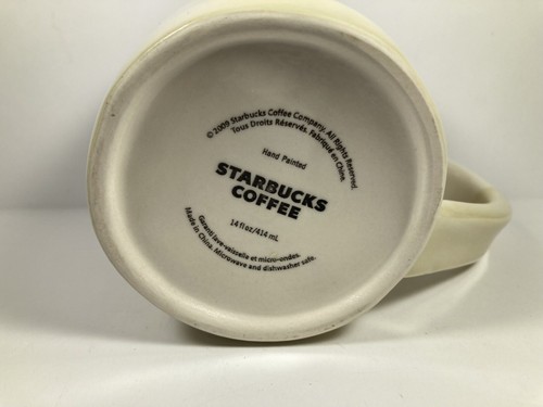 2009 Starbucks ~ Tree of Life ~ Hand-Painted 14 oz Coffee Mug - Picture 3 of 4