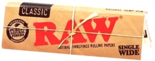 Raw Single Wide Classic Rolling Papers 50 LVS/PK 1 Pack USA SHIPPED GREAT PRICE!