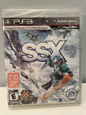 SSX PS3 2011 PlayStation Brand New Factory Sealed Torch Edition Ripped