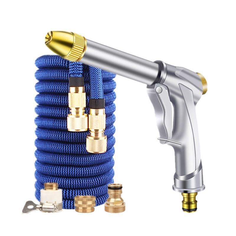 High Pressure Water Spray Gun Brass Nozzle Garden Hose Pipe Lawn Car