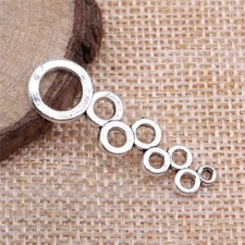 Circle Connector Charm 10pcs 37x11mm Earring Connectors Base Diy Jewelry Making