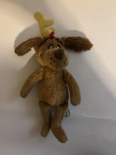 Aurora Dr. Seuss Grinch Soft Max Dog W/ Antler 7" Plush Stuffed Animal Toy 2021