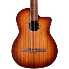 Cordoba C4-ce - Edgeburst, Solid Mahogany Top - Nylon String Guitar