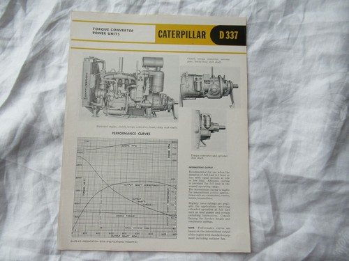 Folleto del motor CAT Caterpillar D337 - Imagen 6 de 8