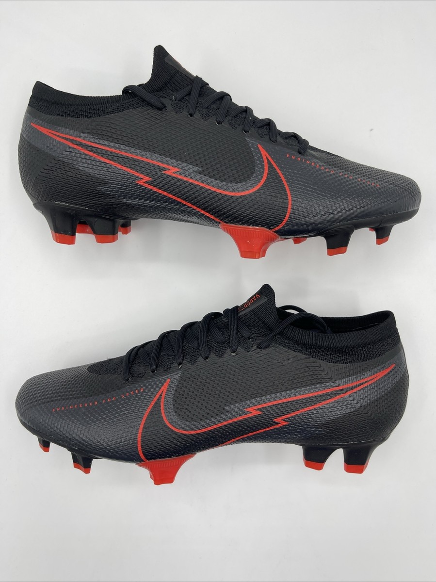 nike mercurial vapor 13 pro fg black x chile red
