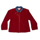 Disney Worldwide Services Cast Member Employee Jacket Women’s Medium Red Used