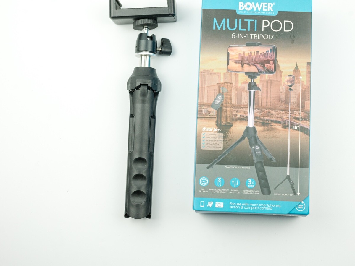 Bower Multipod Tripod For Iphone 11 Best Buy BOWER MULTI POD 6-in
