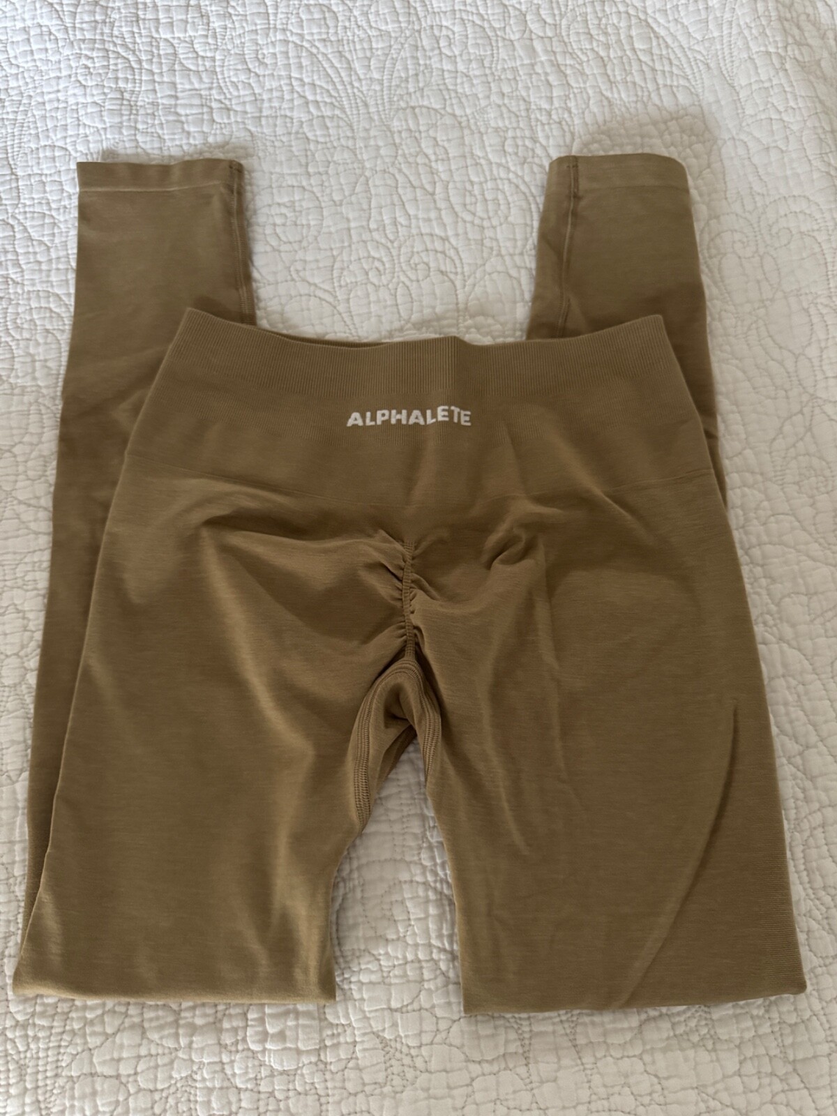 ALTRA Leggings Alphalete Amplify Nuovi con etichette Non Oro Tg M Medium Nuovi Scrunch Butt