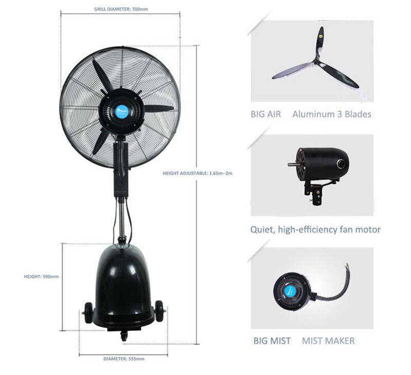 C*e様 Air Revolution MIST FAN KM Next Air Revolution Mist Fan